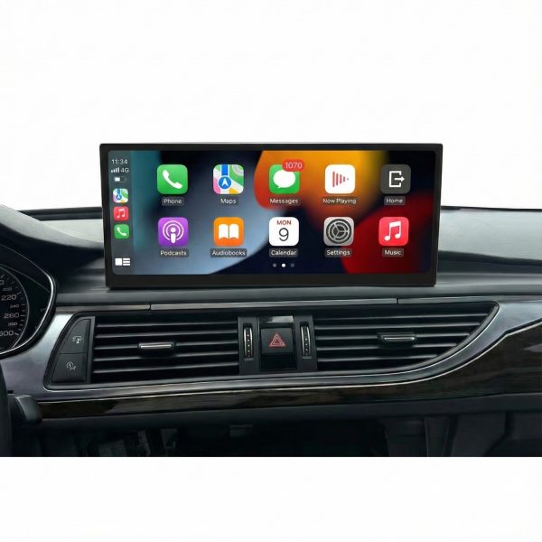 Audi A6 C6 A7 C7 Carplay Android Auto liečiamas ekranas 12.3/10.25 colių (2011-2018)