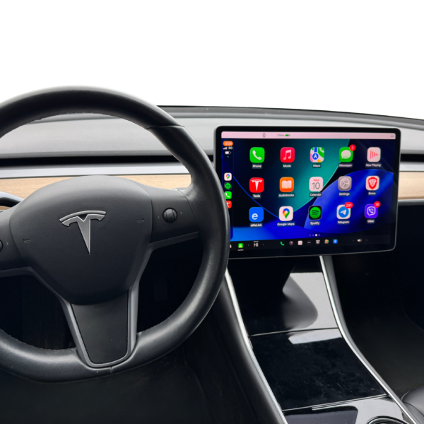 Tesla Model 3 / Y Carplay Android Auto Integracija originaliai multimedijai