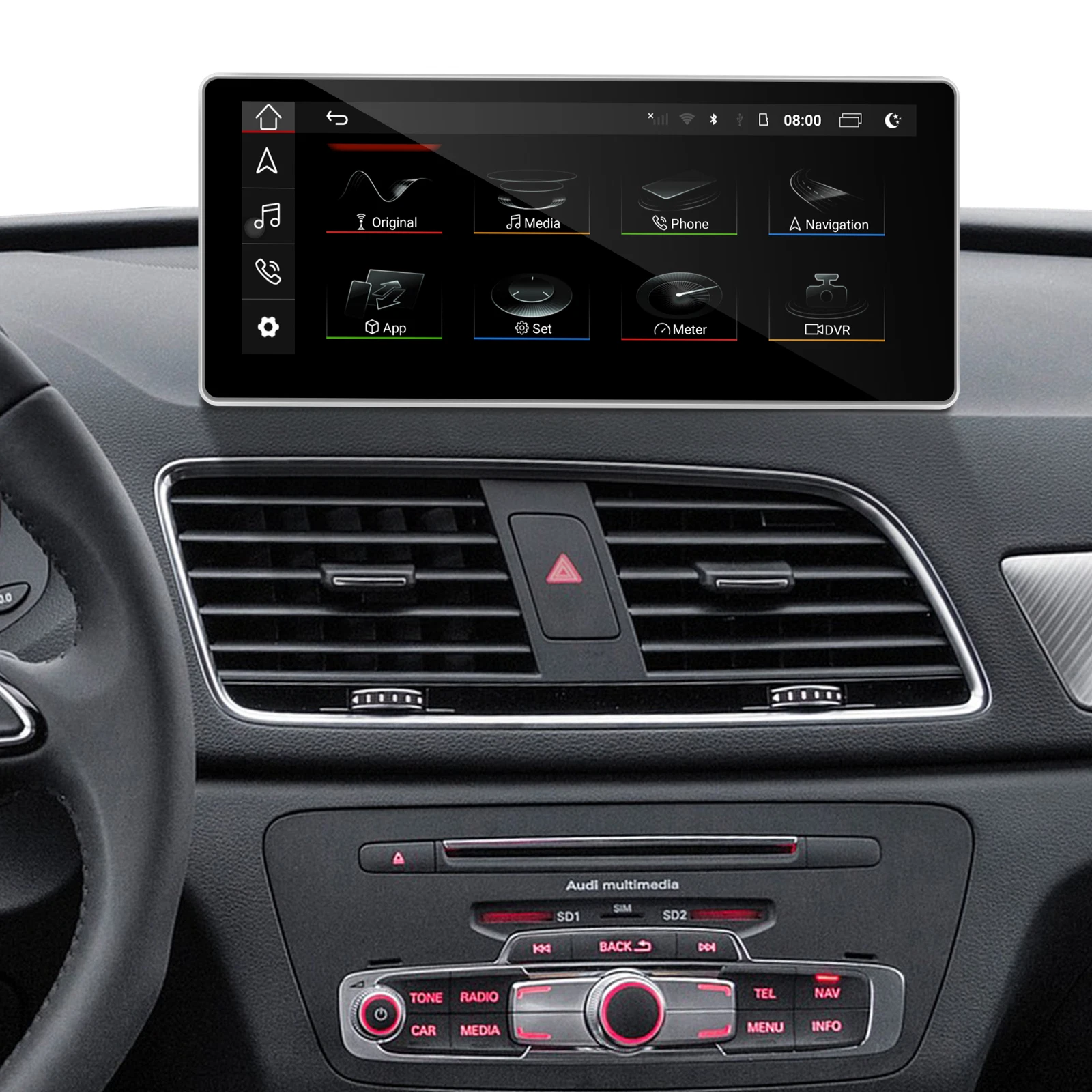 Audi Q3 8U F3 Android 13 Multimedia Touchscreen 10.25 inch (2011-2018) - Image 2