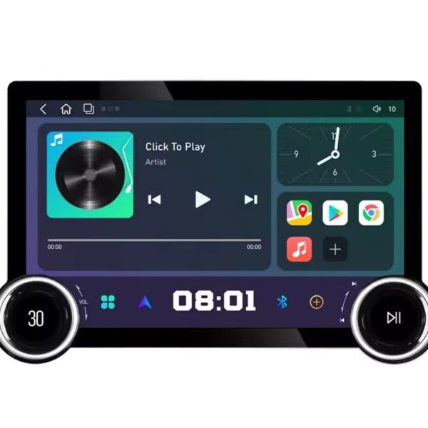 Universali Android 13 multimedija su liečiamu ekranu, belaidžiu Apple CarPlay ir Android Auto 10.8″ / 11.8″