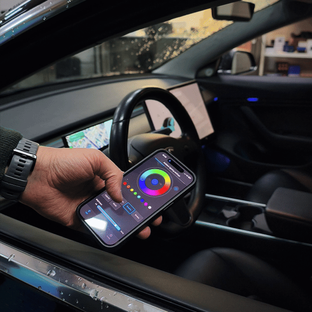 Tesla Model 3 / Y Ambient Apšvietimas - Image 2