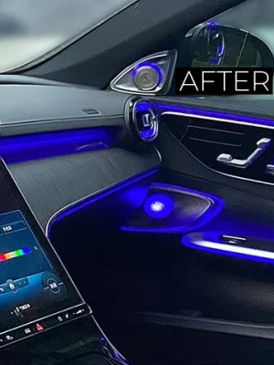 AFTER-INSTALIATION-speaker-tweeter-mercedes-W206