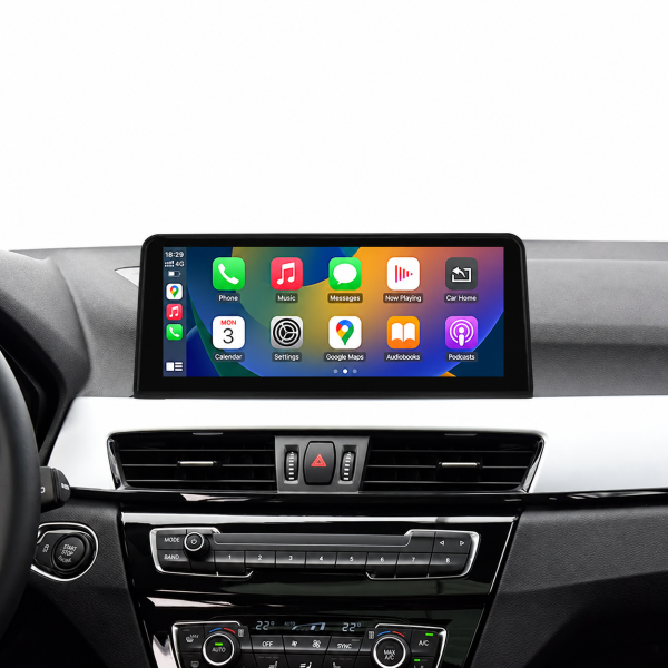 BMW X1 X2 F48 F49 F39 NBT NBT EVO Apple Carplay Android Auto liečiamas ekranas 10,25/12,3 colio