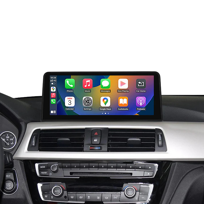 BMW 3 serijos F30 F31 NBT EVO Apple Carplay Android Auto liečiamas ekranas 10,25/12,3 colio