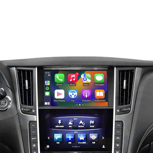 Infinity Q50 QX50 QX60 Apple Carplay Android Auto MMi integracija 2015–2019