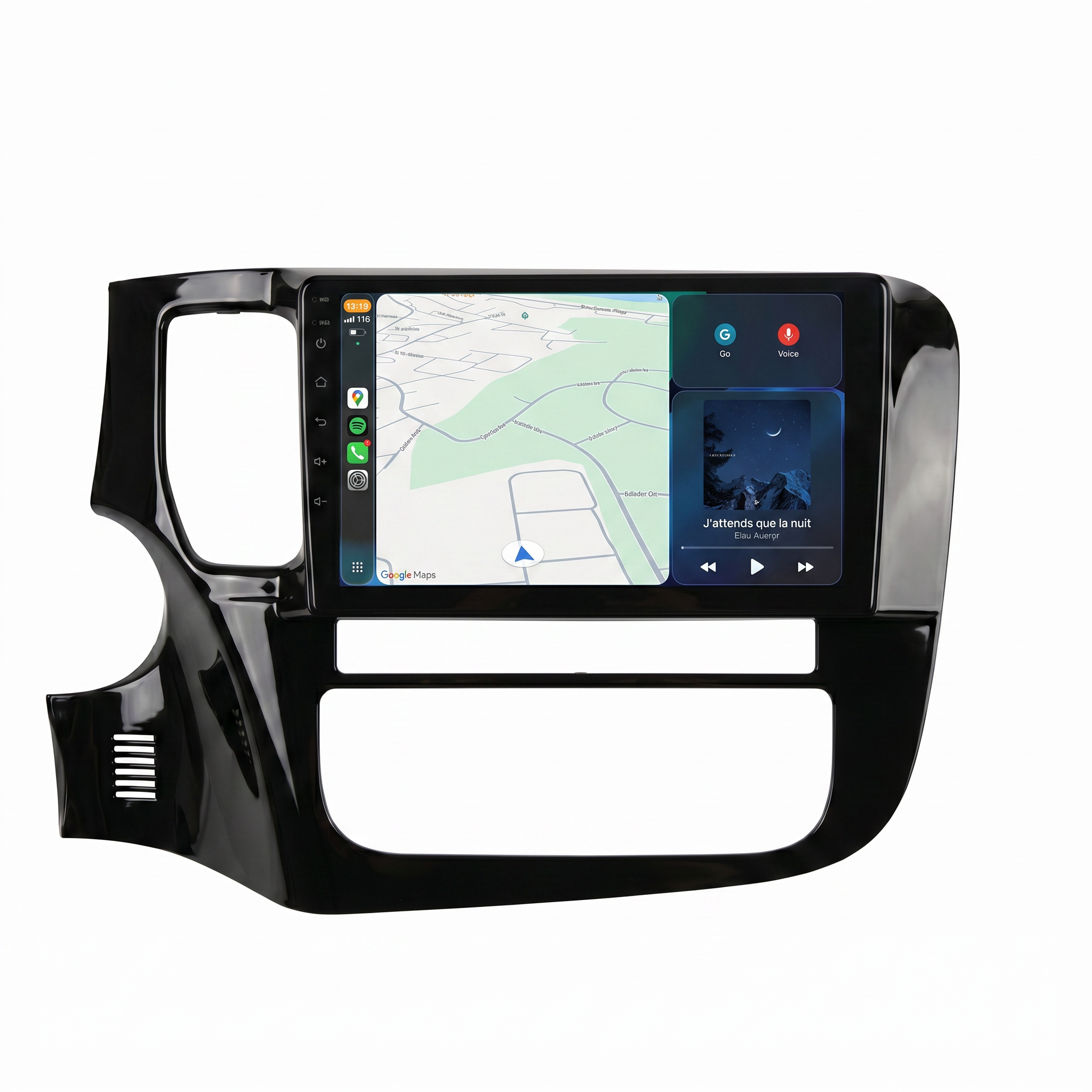 Mitsubishi Outlander Android 14 multimedija 8+128 su belaidžiu Apple CarPlay ir Android Auto, 9 colių - Image 3