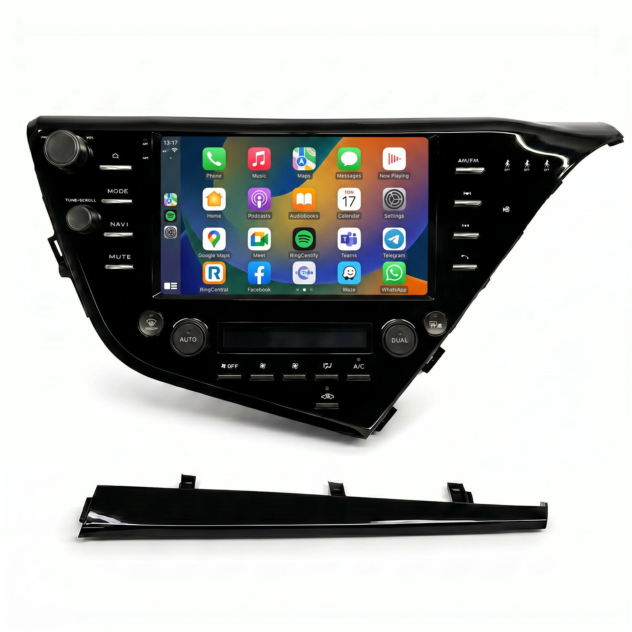 Toyota Camry Android 14 multimedija 8+128 su belaidžiu Apple CarPlay ir Android Auto 9 colių - Image 6
