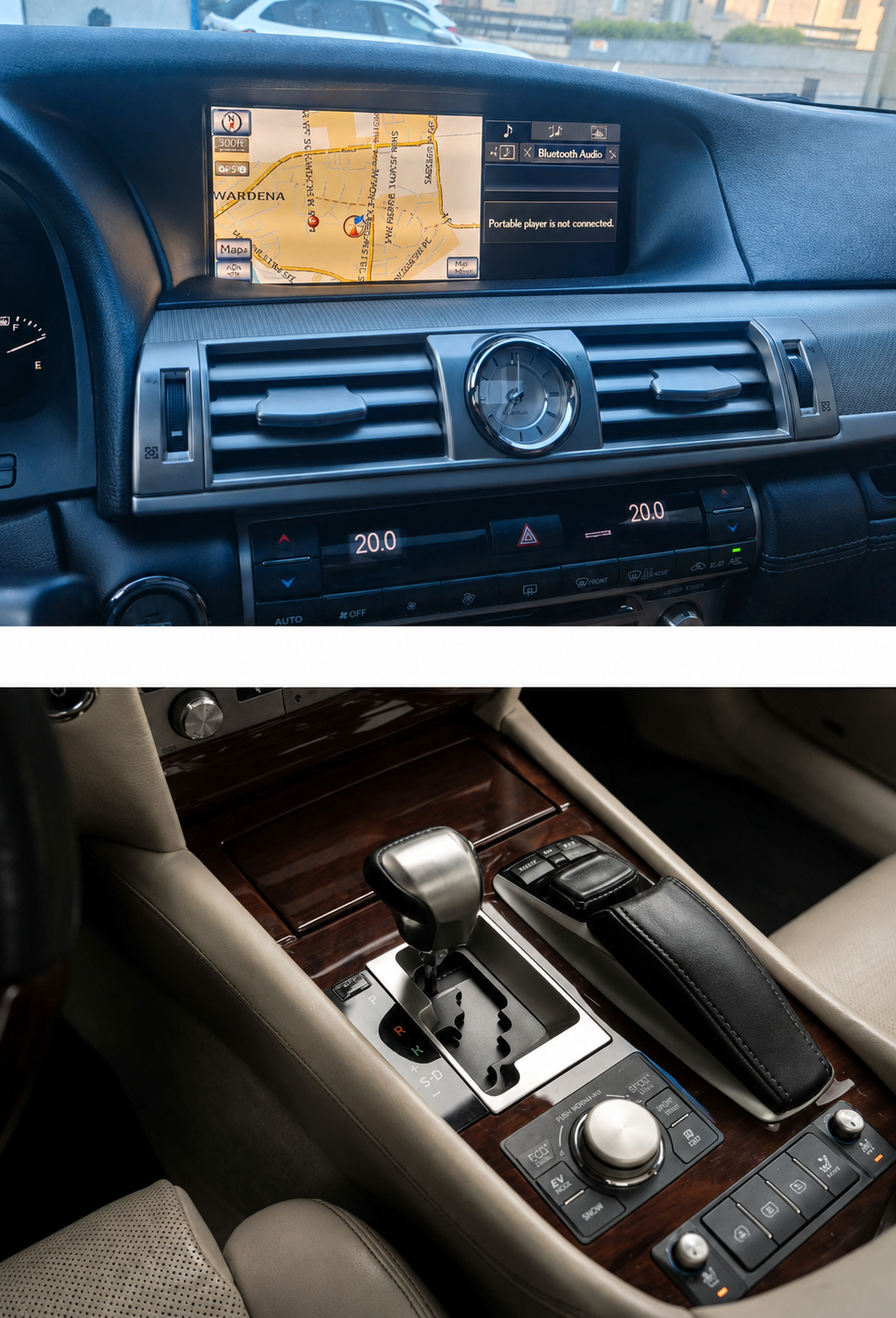 Suderinama Lexus LS 2013–2015 m. 12,3 colio dalinio ekrano multimedija ir pelės tipo valdiklis