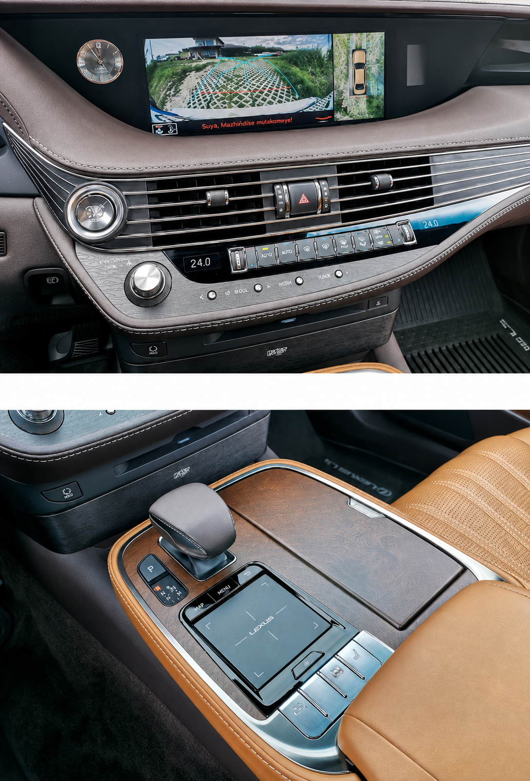Suderinama Lexus LS 2018–2020 m. 12,3 colio multimedija ir jutiklinis valdiklis