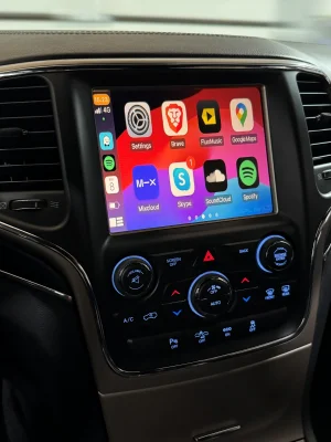 Jeep Apple Carplay Android Auto Integration for original Uconnect system