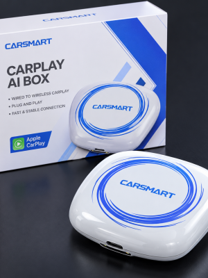 Carsmart Carplay & Android Auto 5G AI Box with Qualcomm 6350 and 8gb Ram + 128gb-storage