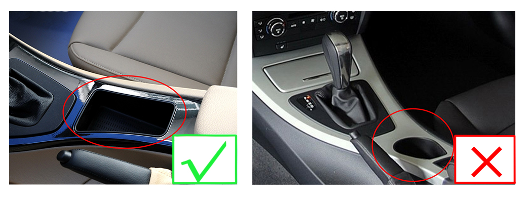 BMW E90 be originalaus ekrano iDrive tipo valdiklio montavimo vieta