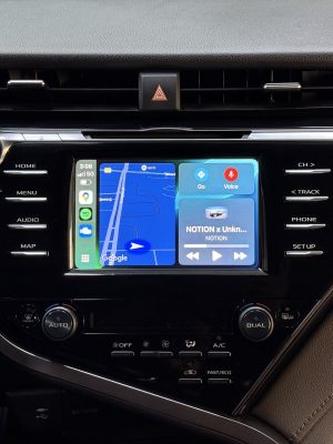 Toyota Apple Carplay Android Auto for Corolla Camry C-HR RAV4 Yaris 2018 – 2023